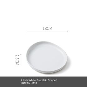 Nordic Style Creative Restaurant Ceramic Plate