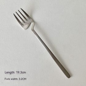 Creative Knife Fork And Spoon Alloy Good Looking Simple Tableware