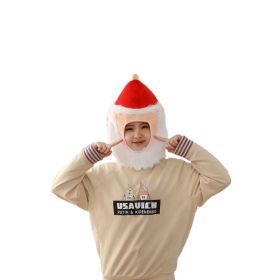 Santa Claus Head Set Hat Photo Props