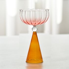 Water Ripple Glass Cocktail Glass