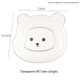 Thickened Bear Bone Dish Creative Drop-resistant Small Plate