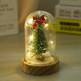 Christmas Small Night Lamp Mini Glass Cover