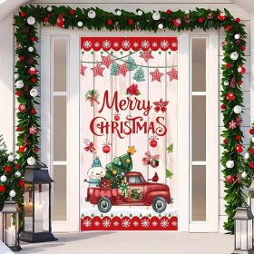 Christmas Curtain Decoration Hanging Cloth Background