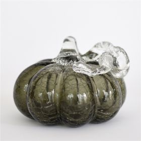 Colorful Glass Art Pumpkin Ornaments American Country Home Decoration