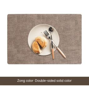 Simple Table Mat Leather Meal Waterproof And Heat Insulation