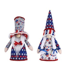 4th of July Gnomes Decorations for Home - 2 Pcs Handmade Swedish Tomte Gnomes Plush Doll