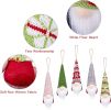 10PCS Christmas Gnome Ornament Handmade Hanging Santa Elf Doll Xmas Tree Decor