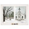 "I Heard the Bells on Christmas Day" by Billy Jacobs, Ready to Hang Framed Print, White Window-Style Frame