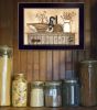 "Duck and Berry Still Life" By Linda Spivey, Printed Wall Art, Ready To Hang Framed Poster, Black Frame