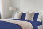 Luxurious Viscose from 100% Bamboo 4-Piece Sheet Set , Oeko-TEX Certified, Queen - Indigo
