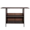 Modern Stylish And Beautiful Bar Table Brown Gradient