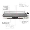 XL Electric Griddle 12" x 22"- Non-Stick, Black Sesame by Drew Barrymore