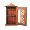 WILLART Leaf Design Safe Key Holder Wall Mounted Handcrafted Wooden Box Ring Hanger Hooks for Key Storage Wall Decor Gift Dimension11 x 5.50 x 2.50 in