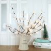 20 LED String Light Simulation Butterfly Orchid Branch Garland Light Vase Filler Flower Fairy Light Christmas Home Decoration