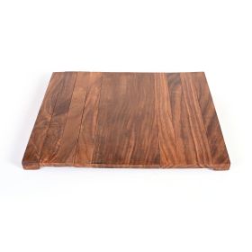 Willart Sofa Armrest Tray Couch Sheesham Wood (Rosewood) Table Mat for Drinks Snacks (Brown) (Dimension - LxBxH : 30 cm x 35 cm x 1.50 cm) - Set of 2