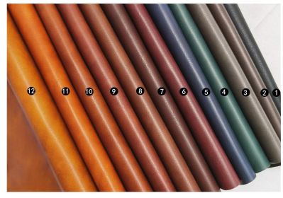 Recycled Pu Leather Two-color Embossed Faux Leather Case Leather Shoes Rpet Leather (Option: Color7-3.6m)