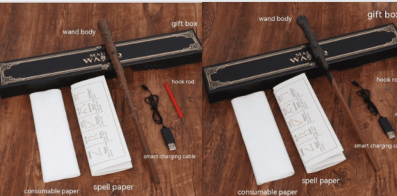 Children's Fashion Simple Fire-breathing Magic Wand Gift (Option: Set3)