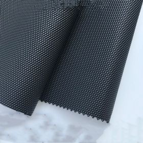 PVC Basketball Luggage Leather Scratch Resistant Oxford Cloth Bump Polka Dot Faux Leather (Option: Black-3yard)