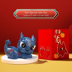 Cute Everything Xinglong Creative Zodiac Dragon Ornaments (Option: Cx290 Chinese Blue Color Box-As Shown In Figure)