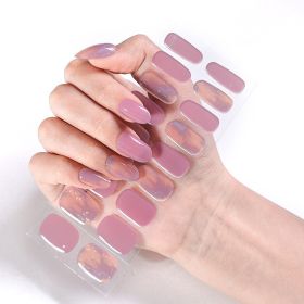 Removable Wear Nail Stickers Full Stickers (Option: JK226)
