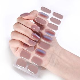 Removable Wear Nail Stickers Full Stickers (Option: JK225)