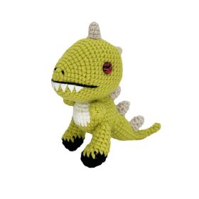 Handmade Diy Material Package Children's Knitting Wool (Option: Green Tyrannosaurus Rex)