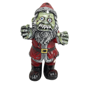Halloween Zombie Gnome Statue Graveyard Creeper Dwarf Sculpture Horror Gnome Resin (Color: Red)