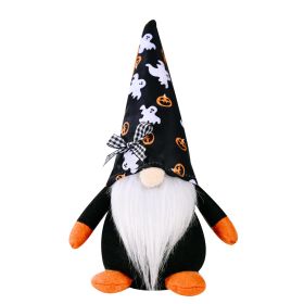 Halloween Faceless Doll Dwarf Gnome Plush Easter Kids Toys (Color: White)