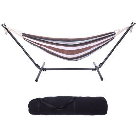 Free shipping  Hammock & Steel Frame Stand Swing Chair Home/Outdoor Backyard Garden Camp Sleep YJ (Type: picture)
