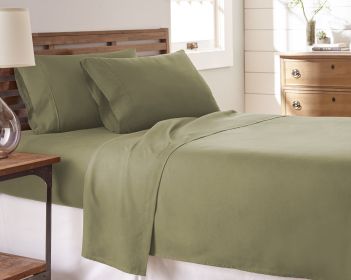 Soft Essentials Bed Sheet Set,Full (Actual Color: Sage)