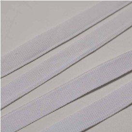 1cm Polyester Plain Weave With Black And White Textile Accessories (Color: White)