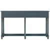Console Table Sofa Table Easy Assembly with Two Storage Drawers and Bottom Shelf for Living Room, Entryway