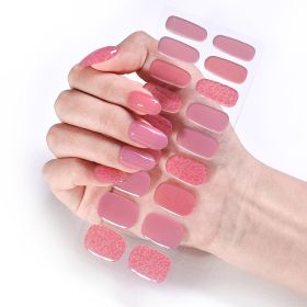 Removable Wear Nail Stickers Full Stickers (Option: JK224)
