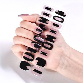 Removable Wear Nail Stickers Full Stickers (Option: JK203)